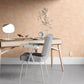 Apocalypse Toile Wallpaper in Blush/Tan