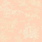 Apocalypse Toile Wallpaper in Blush/Tan