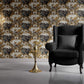 God Save the Biebs Wallpaper in White/Gold