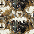God Save the Biebs Wallpaper in White/Gold