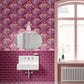 God Save the Biebs Wallpaper in Blush/Pinks