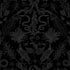 Sample Critters Wallpaper in Black/Black