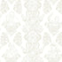 Sample Real Ones Wallpaper in White/White