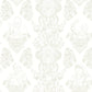 Real Ones Wallpaper in White/White