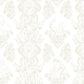 Real Ones Wallpaper in White/White