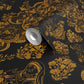 Real Ones Wallpaper in Black/Gold