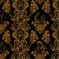 Real Ones Wallpaper in Black/Gold