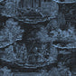 Thuglife Wallpaper in Black/Light Blue