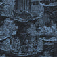 Thuglife Wallpaper in Black/Light Blue