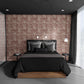 Thuglife Wallpaper in Blush/Maroon