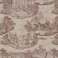 Thuglife Wallpaper in Blush/Maroon