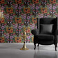 The War On Plants Wallpaper in Black/Multi