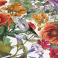 The War On Plants Wallpaper in White/Multi
