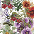 The War On Plants Wallpaper in White/Multi