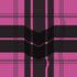 Warped Plaid Wallpaper in Black/Hot Pink