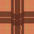 Warped Plaid Wallpaper in Orange/Rust/Lime