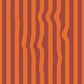 Warped Vertical Stripe Wallpaper in Orange/Maroon