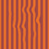 Warped Vertical Stripe Wallpaper in Orange/Maroon