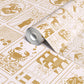 What's Your Sign Wallpaper in Off-White/Gold