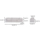 Clay Modular Sofa Moes Home Collection Mhc Yj 1026 49 26