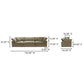 Clay Modular Sofa Moes Home Collection Mhc Yj 1026 49 27
