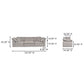 Clay Modular Sofa Moes Home Collection Mhc Yj 1026 49 25