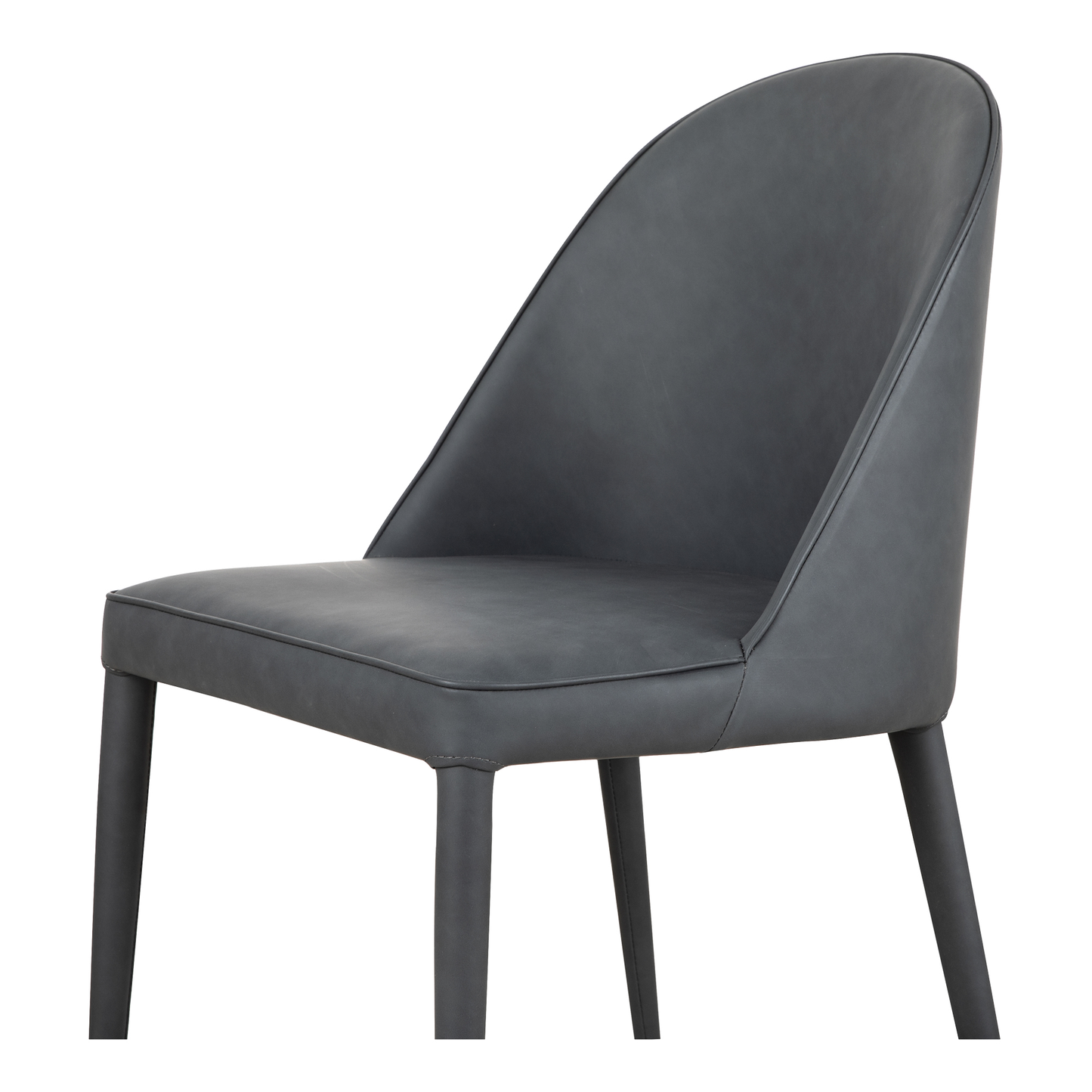 Burton Dining Chair Vegan Leather Set Of Two By Moe's Home Collection Ym 1002 07 By Moe's Home Collection 6