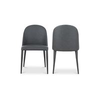 Burton Dining Chair Vegan Leather Set Of Two By Moe's Home Collection Ym 1002 07 By Moe's Home Collection 1