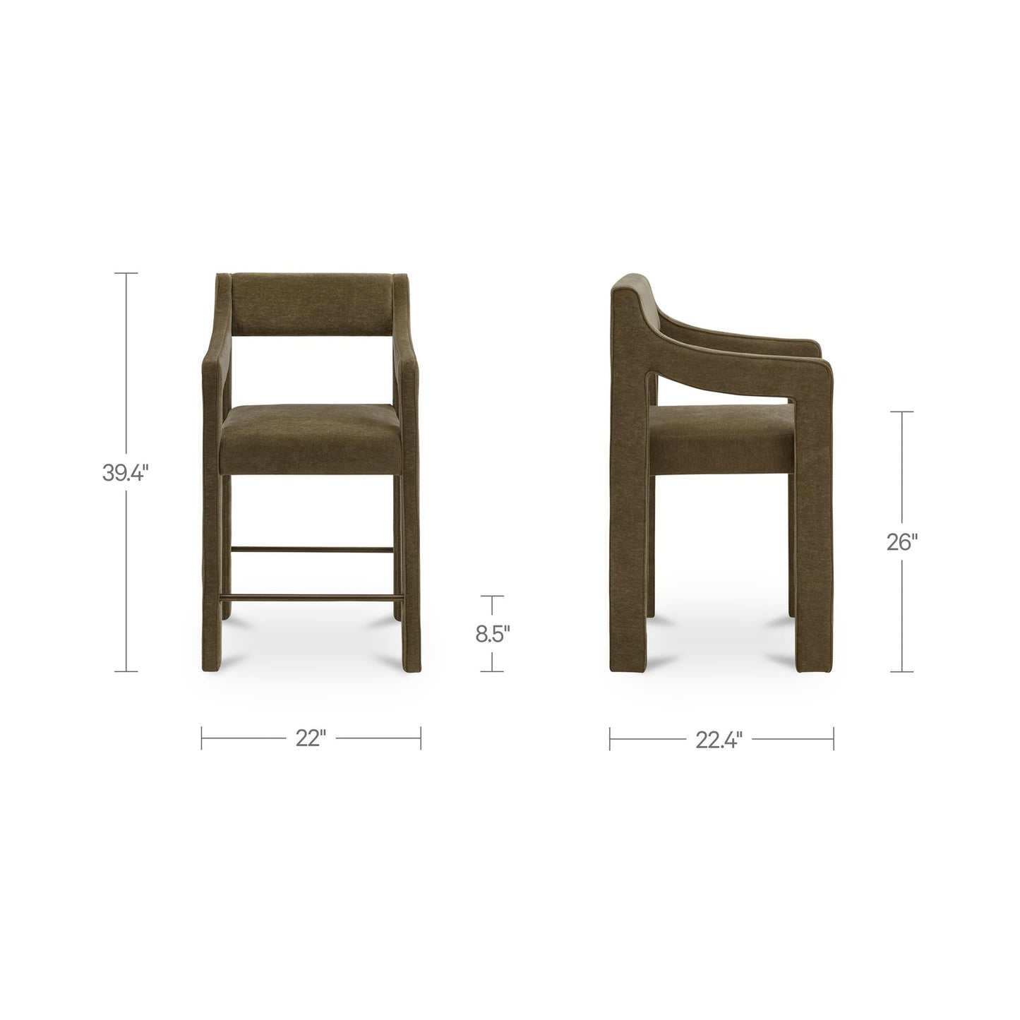 Elise Counter Stool Moes Home Collection Mhc Ym 1028 27 2