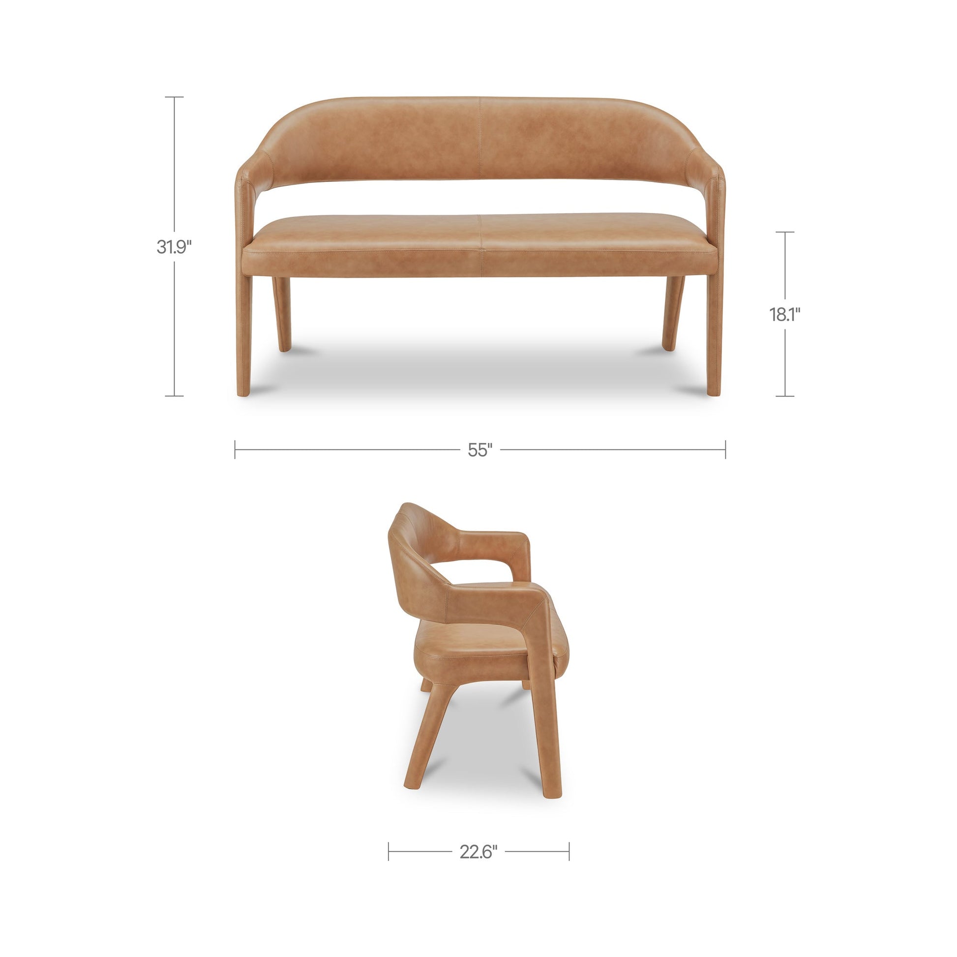 Martens Dining Bench Moes Home Collection Mhc Ym 1032 21 4