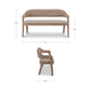 Martens Dining Bench Moes Home Collection Mhc Ym 1032 21 3
