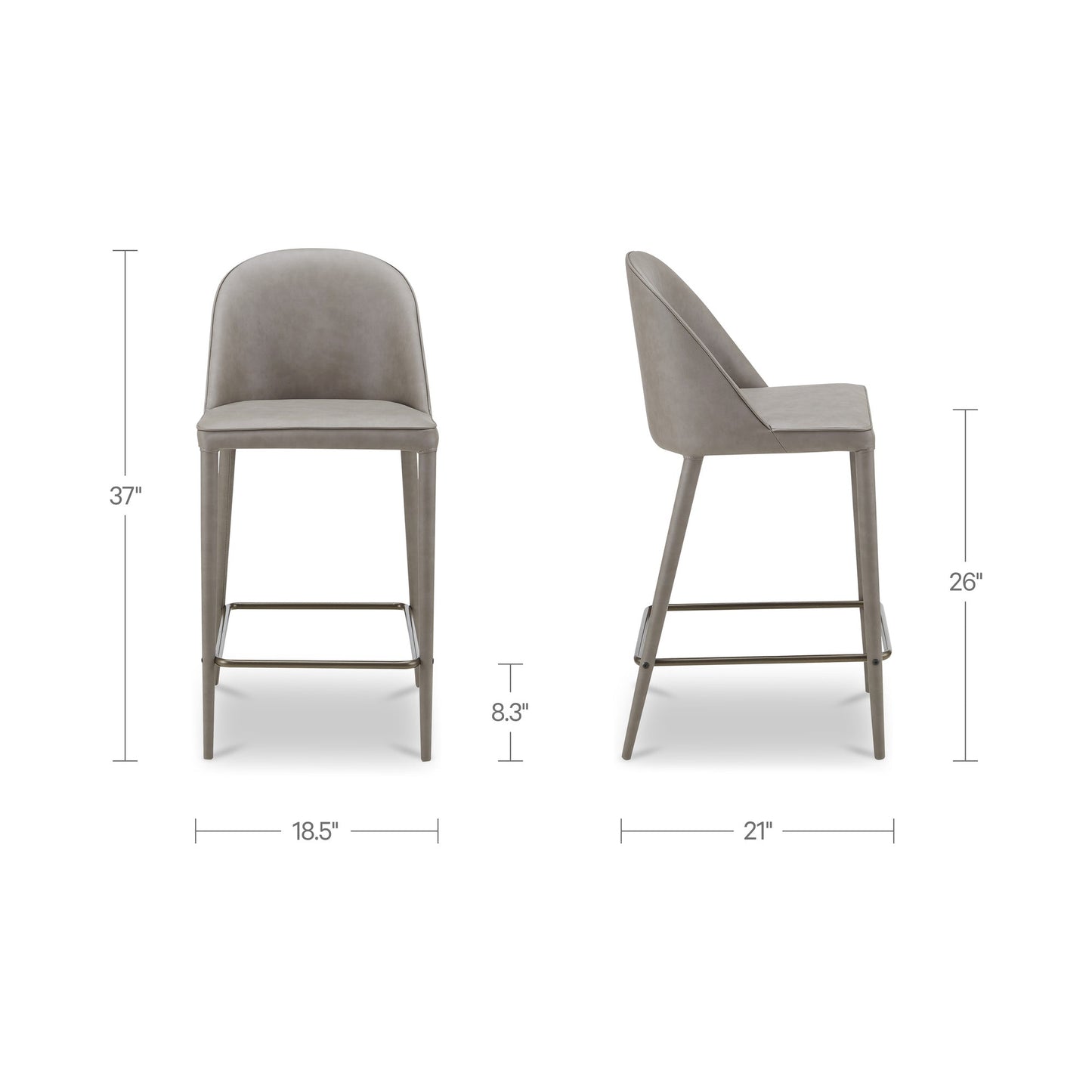 Burton Counter Stool Moes Home Collection Mhc Ym 1033 36 4
