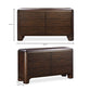 Rowan 6 Drawer Dresser Dark Brown 11