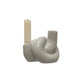 Stoneware Double Taper Holder