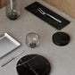 PESA Marble Tray 4.3in x .8in in Black