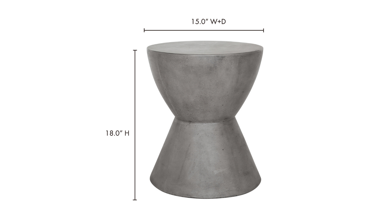 Hourglass Outdoor Stool 12