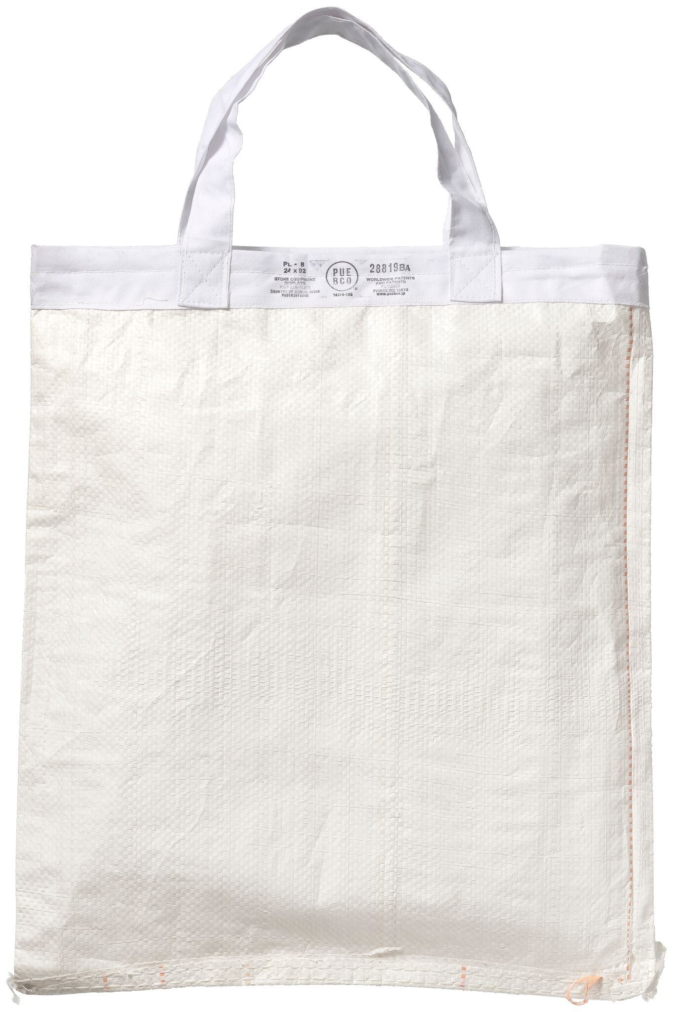 white shopping bag 42x39 design by puebco 7