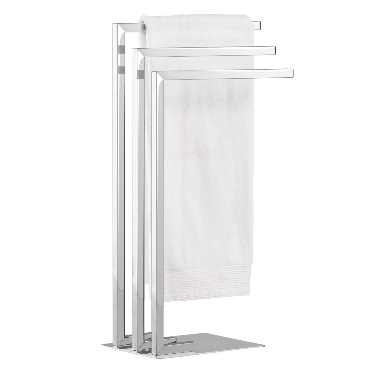 Metro Chrome 3 Tier Towel Stand By Torre Tagus 1818 101000 1
