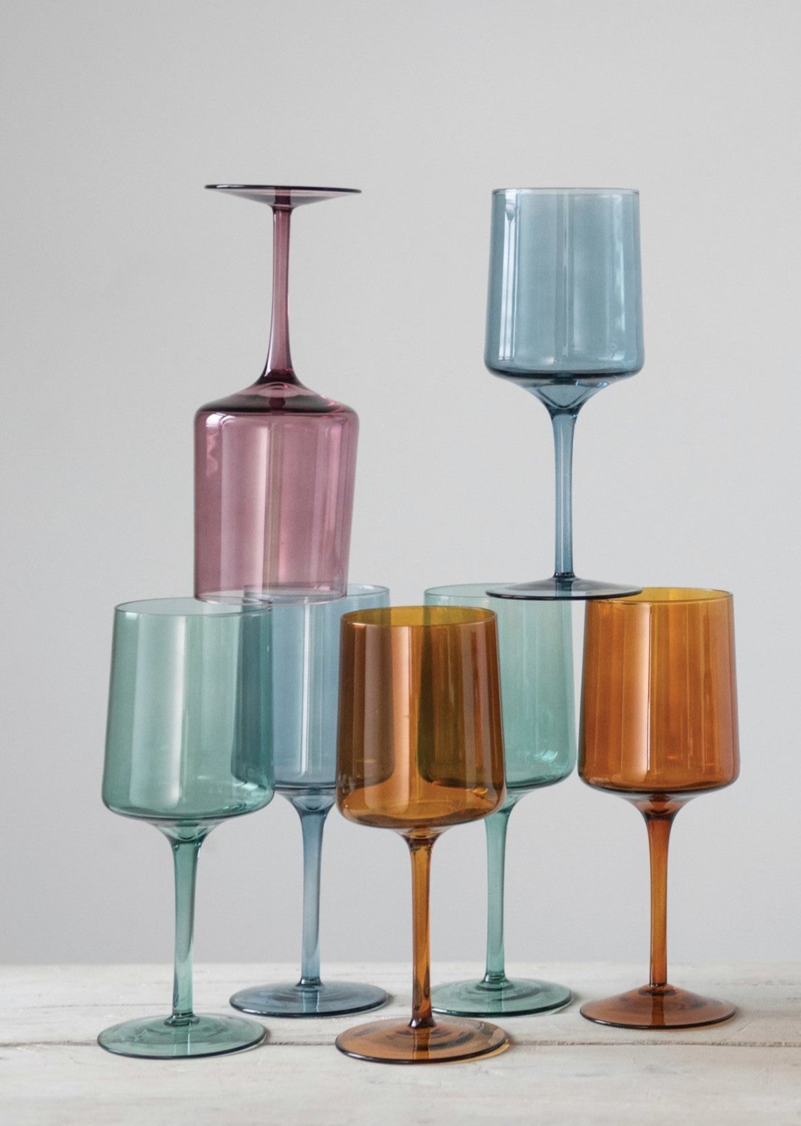 Stemmed Wine Glass - Set of 4