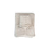 woven cotton jacquard bed cover with 2 ruffled king shams king set of 3 1