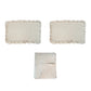 woven cotton jacquard bed cover with 2 ruffled king shams king set of 3 2