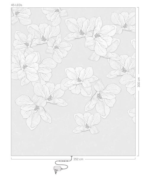 dreams led wallpaper in various colors by meystyle 24