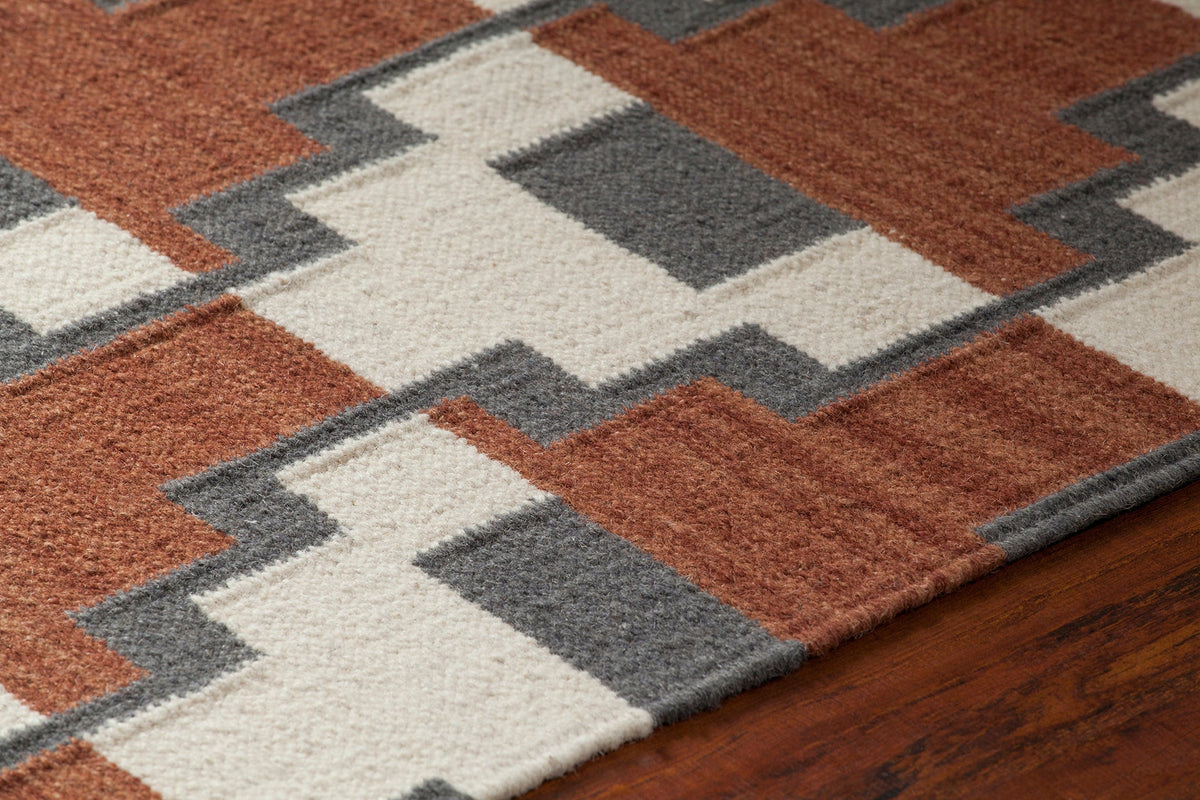 Avon Hand Woven Contemporary Flatweave Avo 34401 Rug Chandra Rugs 3