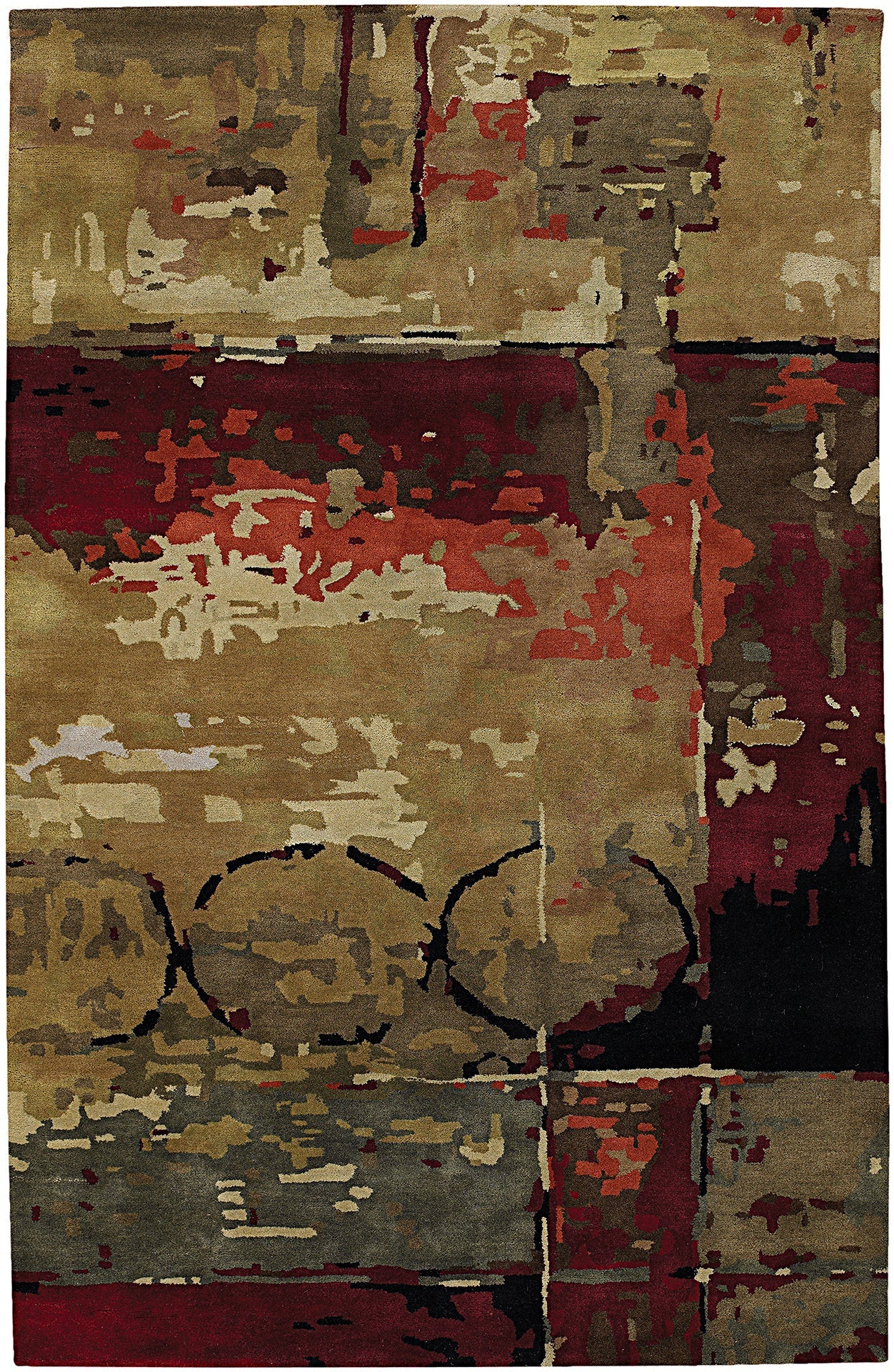 Nirvana Hand Tufted Contemporary Nir 6601 Rug Chandra Rugs 1