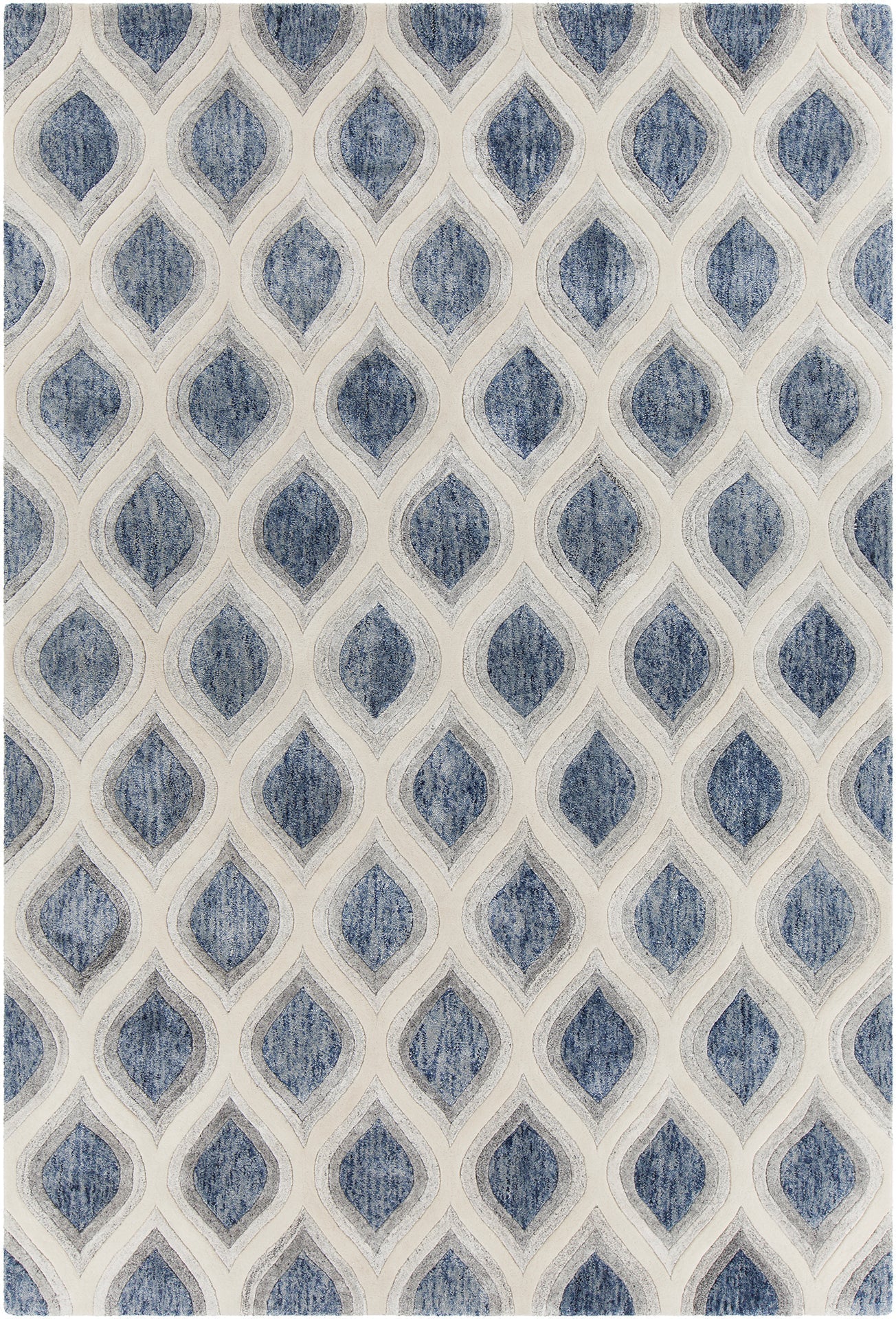 Clara Hand Tufted Contemporary Cla 7100 Rug Chandra Rugs 1