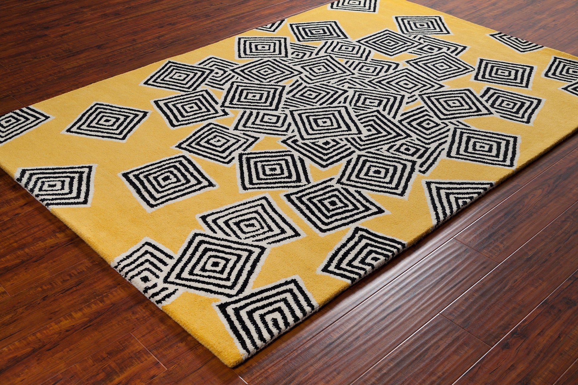 Stella Hand Tufted Contemporary Wool Ste 52215 Rug Chandra Rugs 6