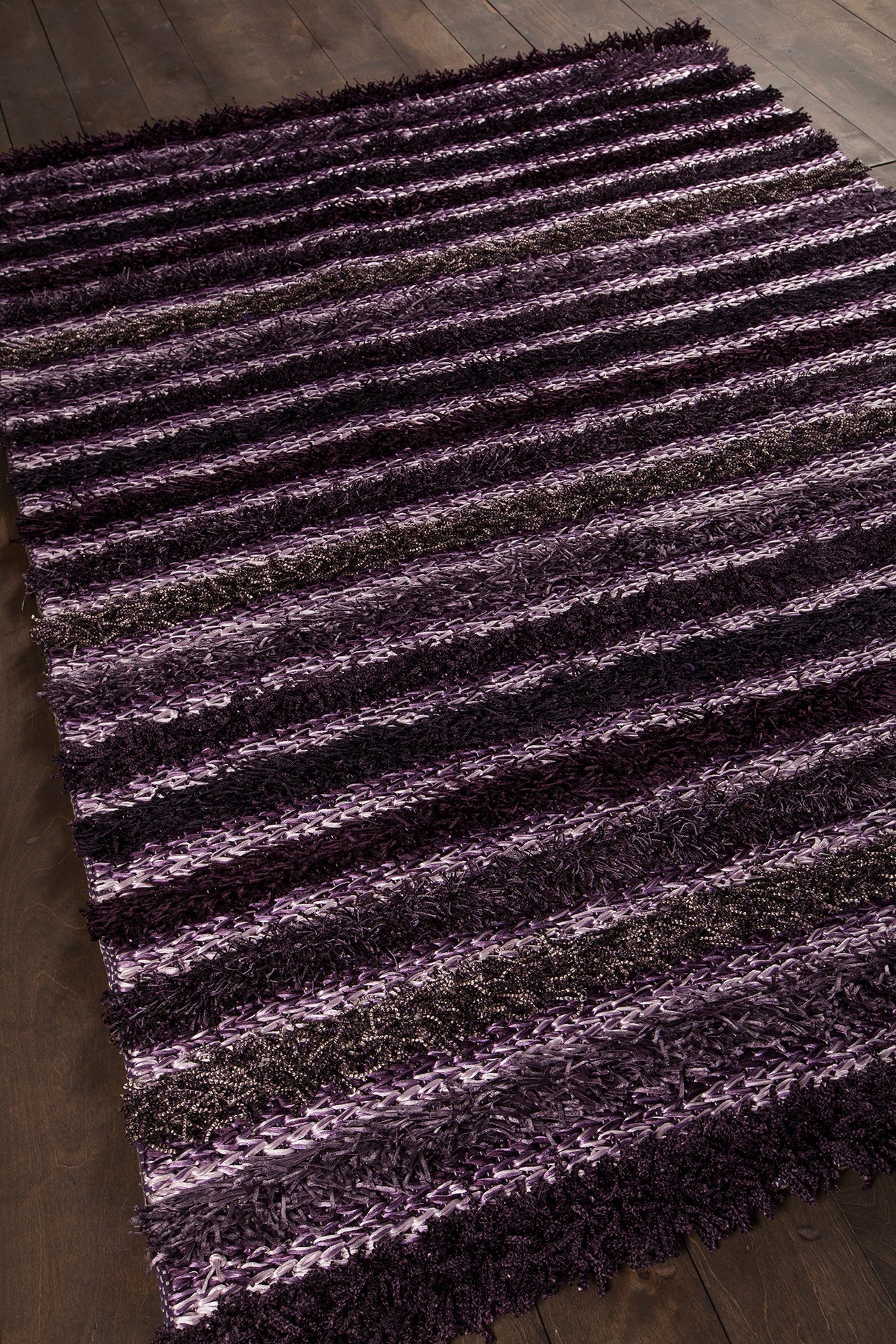 Lavasa Hand Woven Contemporary Shag Lav 21401 Rug Chandra Rugs 4