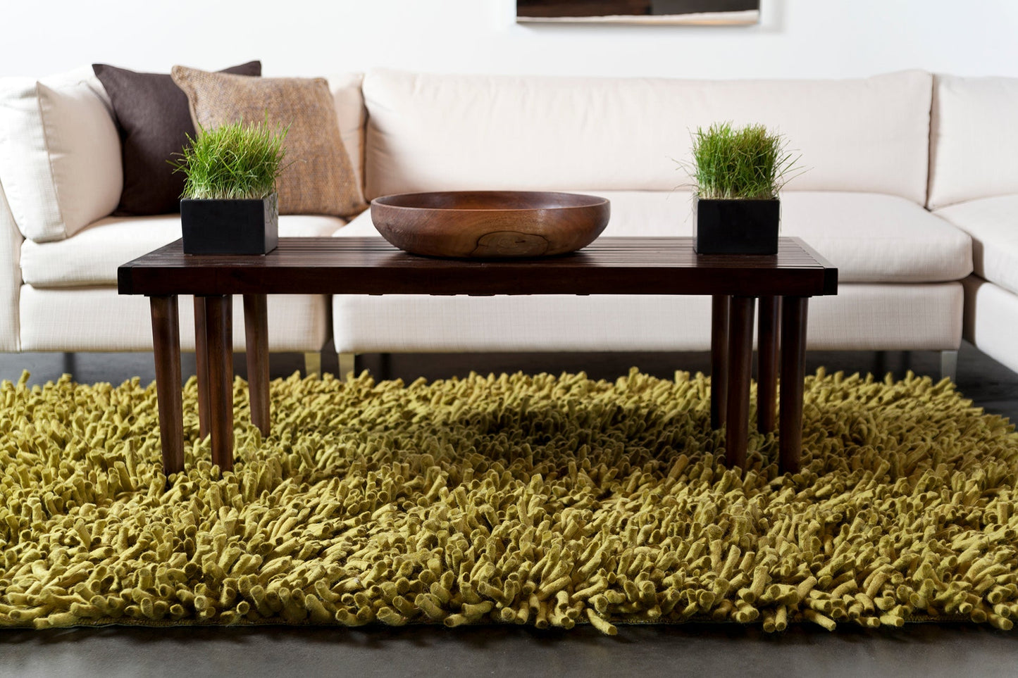 Montaro Hand Woven Contemporary Thick Piles Shag Mon 20402 Rug Chandra Rugs 6