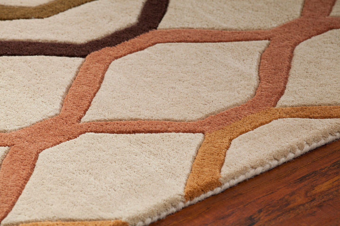 Rowe Hand Tufted Contemporary Row 11125 Rug Chandra Rugs 4