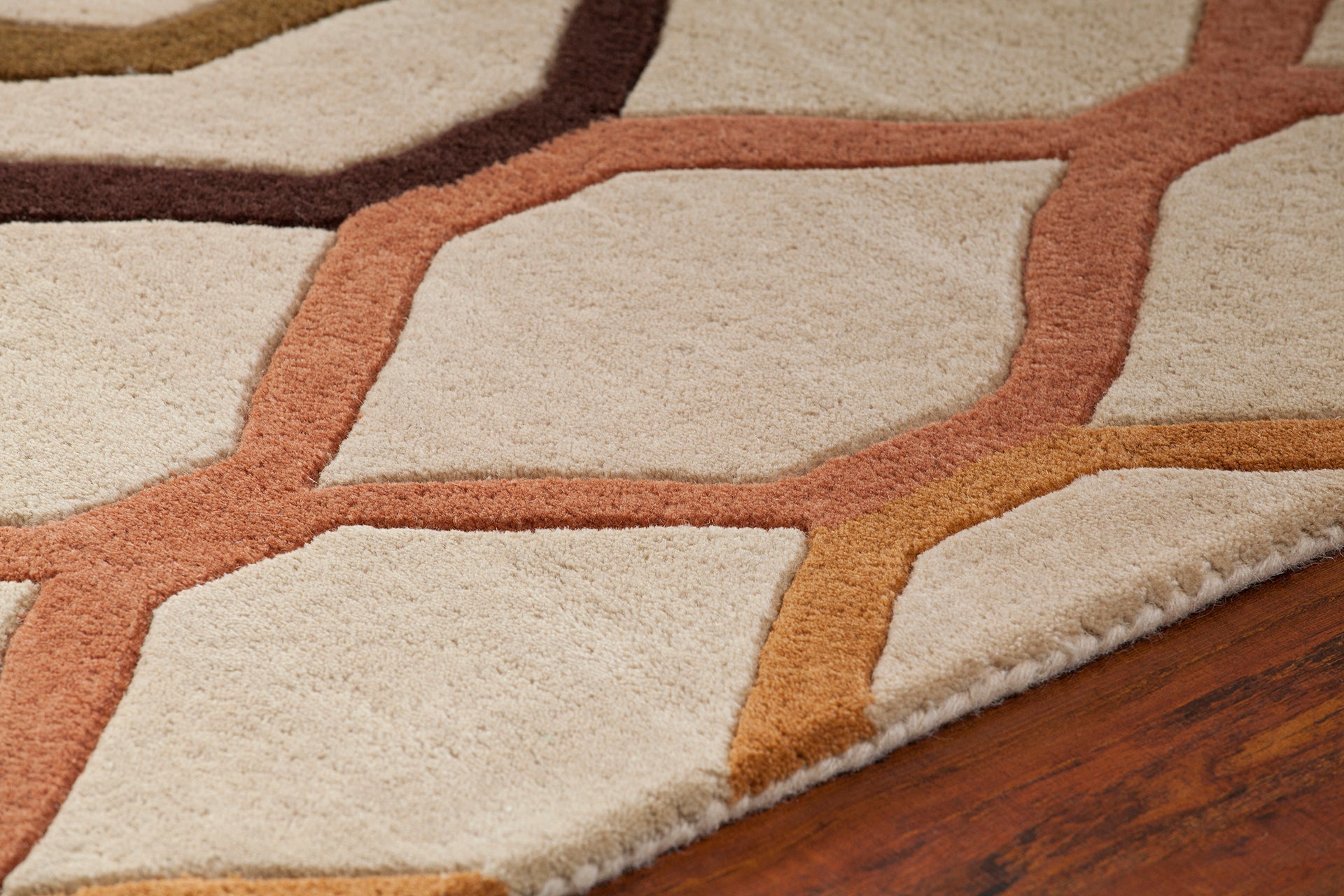 Rowe Hand Tufted Contemporary Row 11125 Rug Chandra Rugs 4